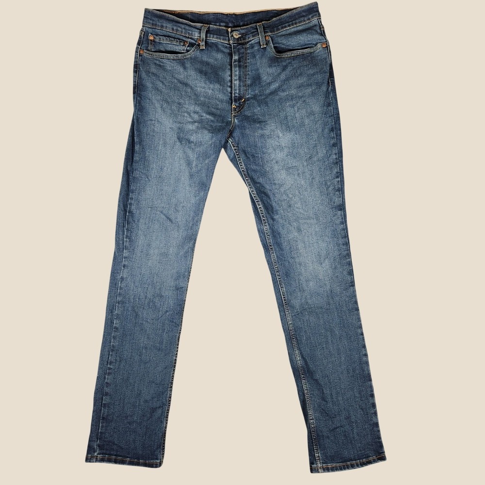 Levi's 511 Slim Fit Jeans Mens 36x34 Blue Excellent Stretch Denim Pants